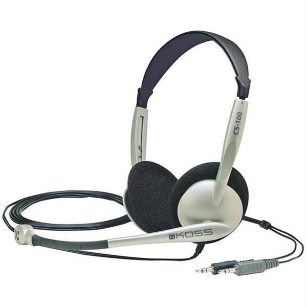 Koss Koss Cs-100 Stereo Pc Headset With Noise Canceling Microphone CS100